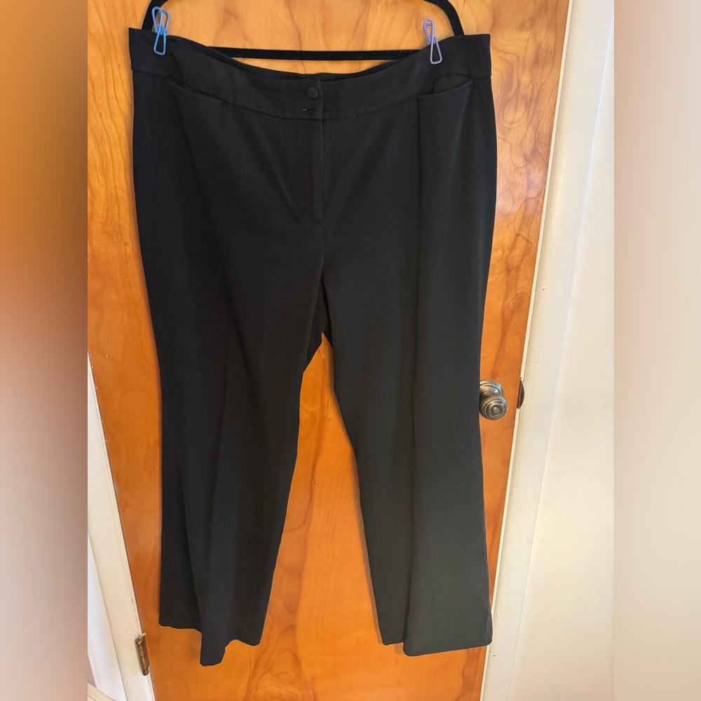 ✨Talbots Black Heritage Flare Pants - Size 18W. EUC